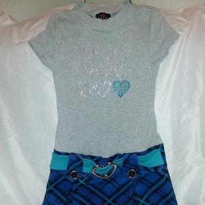 Lilt Girls Plaid Dress Size 5